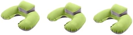 STOBAZA 3-Piece Inflatable Travel Pillow for Neck and Back Pain Relief