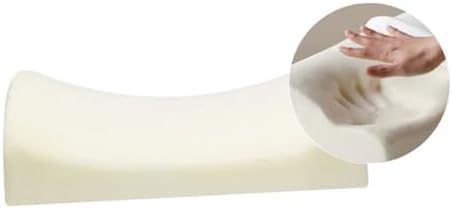 Mobestech Memory Lumbar Pillow for Car Flight Home Use - White