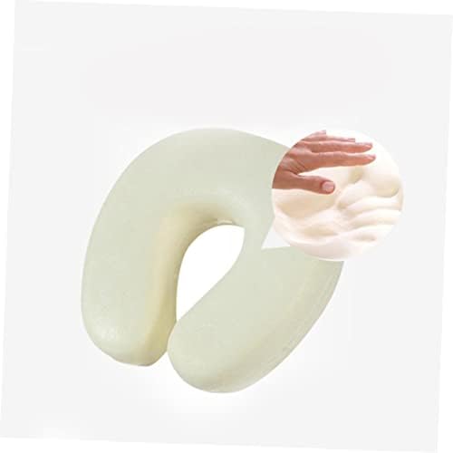 Unomor Memory U-Shaped Neck Pillow for Neck Support Comfortable Travel Pillow Coffee Color