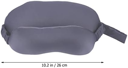 Ergonomic Travel Pillow with Eye Mask Comfort for Neck and Eyes