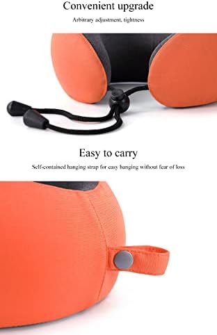 Neck and Head Support Pillow Stop Head from Falling Forward Memory Foam Travel Pillow for Airplane Train or Camp Use
