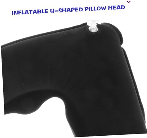 MAGICLULU Inflatable Neck Pillow with Eye Mask Travel Set