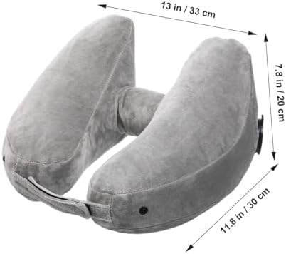 STOBAZA Inflatable Travel Pillow with Hood