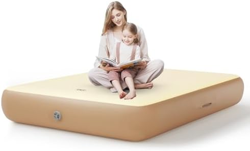 Queen Air Mattress with Infinite Fiber Structure 1000LBS Support