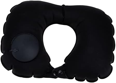 ABOOFAN Portable Inflatable Travel Pillow Neck Support Comfort for Flights More