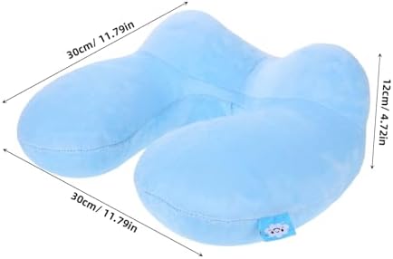 U Shaped Inflatable Travel Pillow - Neck Support for Airplanes and Cars