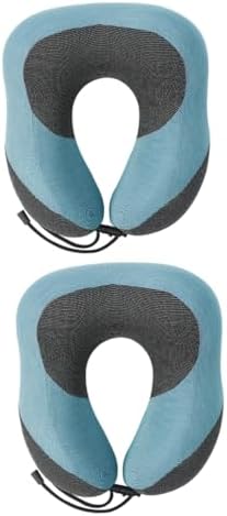 MAGICLULU 2pcs Travel Neck Pillow with Cervical Support