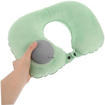 HEALLILY Inflatable Travel Neck Pillow for Airplane Use