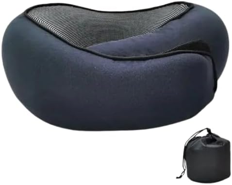 Memory Foam Travel Neck Pillow Soft and Comfortable for Naps on the Go