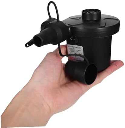 Ciieeo Electric Air Pump Inflatable Mattress Inflater with 3 Nozzles