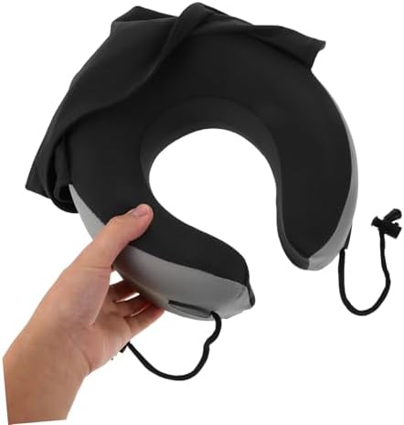 Garneck Travel Pillow - U-Shape Memory Foam Neck Support Pillow for Car Office and Sleep