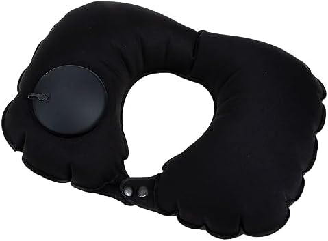 Portable Inflatable Travel Pillow Neck Support for Car Plane Office and Train