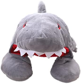Shark Head Travel Pillow for Adults and Kids Unisex Perfect for Sleeping Wearing and Fun Parties