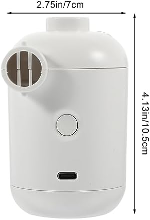 Quickly Inflates Air Mattresses Pools in Minutes USB Rechargeable Inflater Pump for Camping Picnic or Home Use
