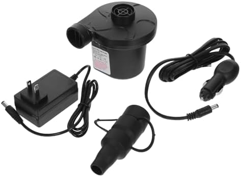 DECHOUS Air Pump for Inflatables Quick Inflation Multiple Nozzles Powerful Quiet Plug Plug