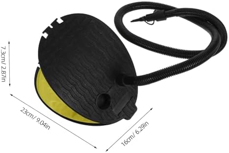 Bellow Foot Pump Inflator Collapsible Foot Air Pump for Camping Sleeping Pads Yoga Balls and Air Mattresses