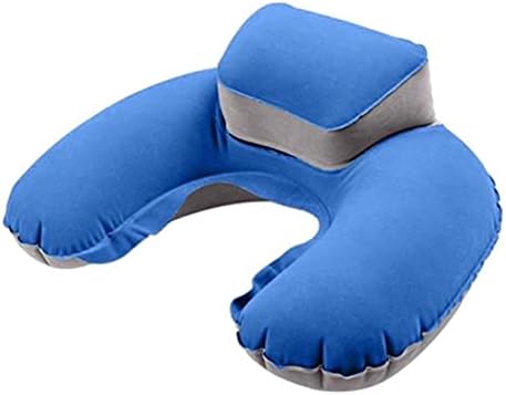Sapphire Blue U-Shape Travel Pillow for Comfort on the Go