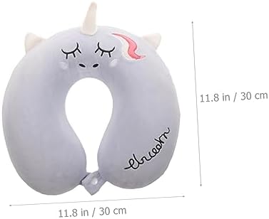 Premium Portable Neck Pillow with Removable Cover for Car Airplane Use