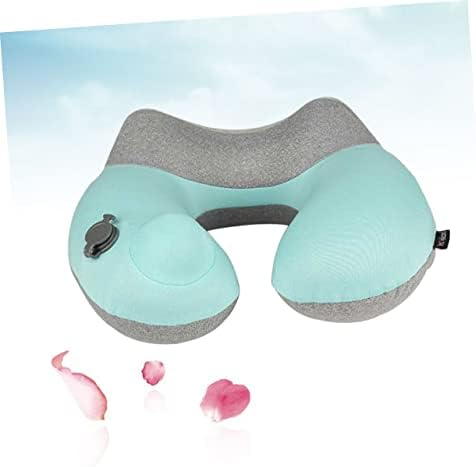 IMIKEYA Flatable Travel Pillow Compact Lightweight Neck Support for Travel and Comfort