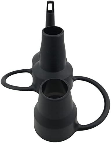2 Sets 3 Sizes Plastic Pump Nozzle Adapters for Air Mattress and Inflatables
