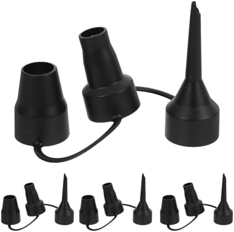 4Pcs Multi-Size Plastic Air Pump Nozzles - Portable Comfortable For Electric Inflators Air Beds Bikes More