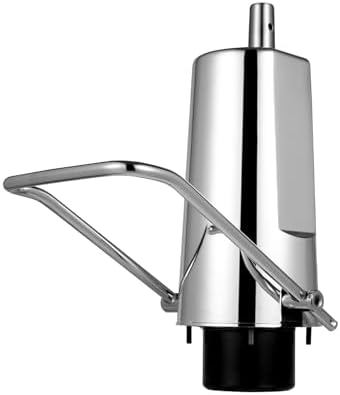Mocuceom Barber Chair Hydraulic Pump with 43 Inch Height Adjustment Silver