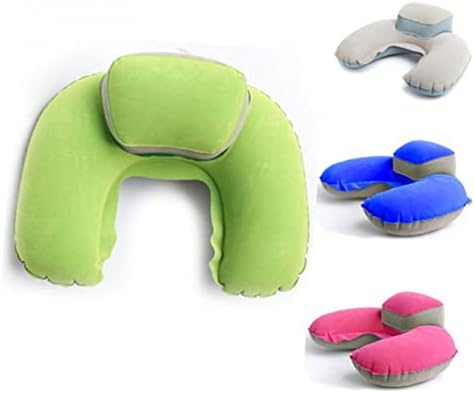 Lightweight U-Shaped Travel Pillow with Neck Support and Earplugs