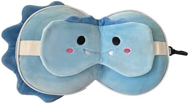 Mirage 2-in-1 Travel Pillow with Eye Mask