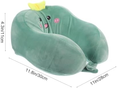 Amosfun Travel Neck Support Pillow for Airplane Train Car