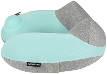 Zerodeko Inflatable Travel Pillow U-Shape Neck Pillow Portable Quick Inflation Set