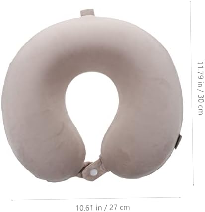 Cabilock Travel U-Shaped Pillow Soft Comfortable Neck Pillow for Long Trips