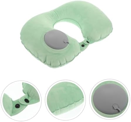 HEALLILY Inflatable Travel Neck Pillow for Airplane Use