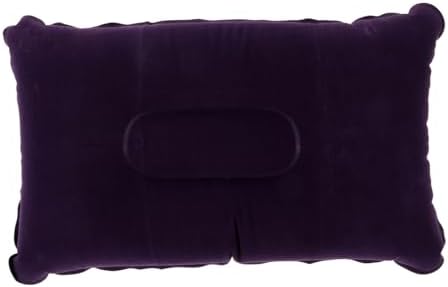 Thick Flocking Travel Pillow for Camping Naps and Neck Support