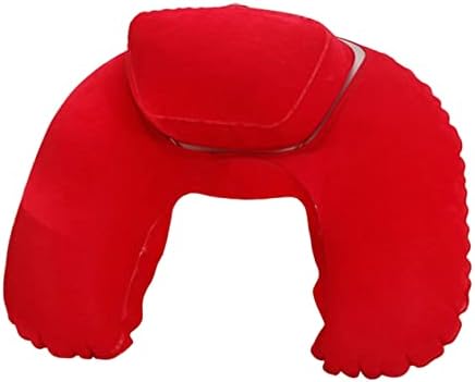 Travelers Ultra-Comfortable Inflatable Pillow for Airplanes Cars U-Shaped Ergonomic Design Lightweight Durable