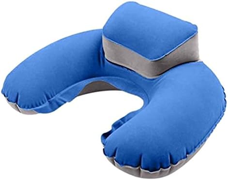 Inflatable U-Shape Travel Pillow with Earplugs Neck Support