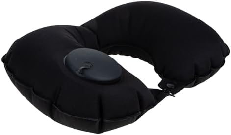 Convenient Inflatable Travel Pillow for Airplane Comfort and Neck Support