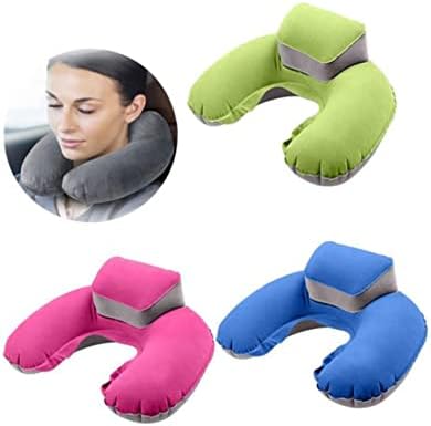 STOBAZA 3-Piece Inflatable Travel Pillow for Neck and Back Pain Relief