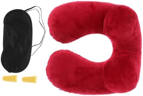 SafeChoice Inflatable U-Shaped Neck Pillow for Travel