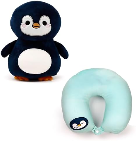 Penguin Travel Pillow Perfect for Cooling Off Snuggling and Storing