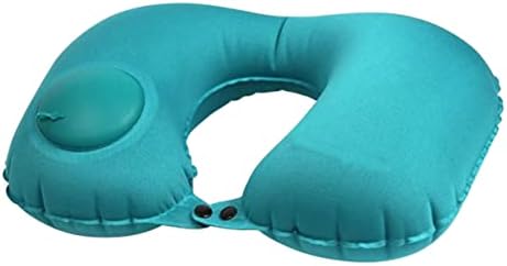 2-Piece Neck Cushion Inflatable Travel Pillow for Airplane - Comfortable Support for Travel Neck and Easy Use