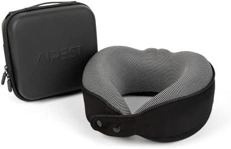 Comfort Travel Pillow with Magnetic Buttons