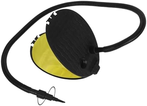 Mucklily Bellow Foot Pump Inflator for Air Mattress Camping Yoga Ball Portable