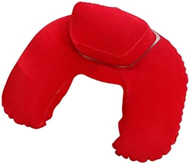 Travelers Ultra-Comfortable Inflatable Pillow for Airplanes Cars U-Shaped Ergonomic Design Lightweight Durable