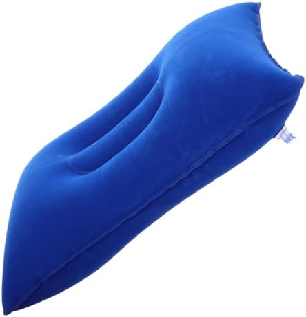 Healifty Inflatable Travel Pillow Neck Support for Hiking Camping Home and Office