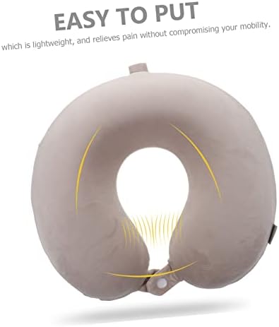 Cabilock Travel U-Shaped Pillow Soft Comfortable Neck Pillow for Long Trips