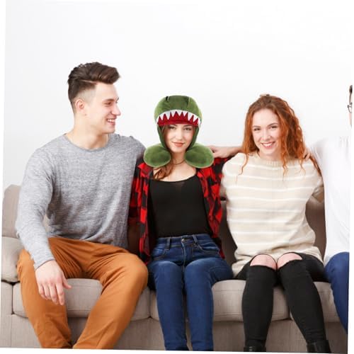 Premium Plush Animal Hooded Neck Pillow for Travel