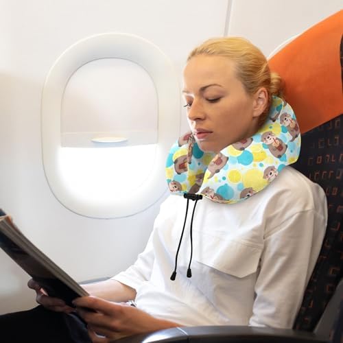 ALAZA Necks Travel Pillow Memory Foam Soft Washable Cover