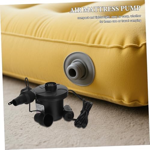 Charge Inflates in Second with Multi-NOzzle Electric Pump for Camping Travel More