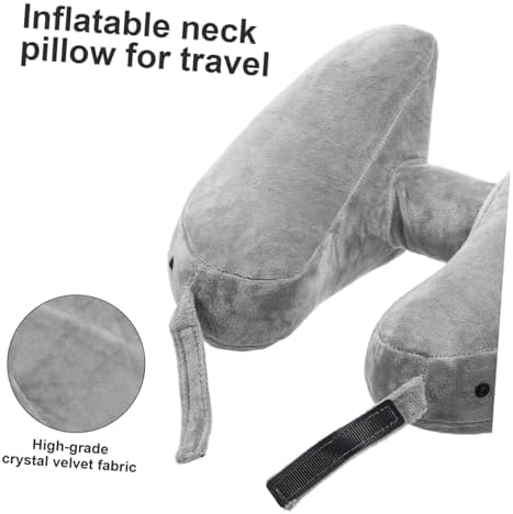 STOBAZA Inflatable Travel Pillow with Hood