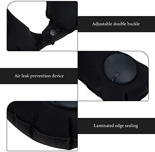 Portable Inflatable Travel Pillow Neck Support for Car Plane Office and Train